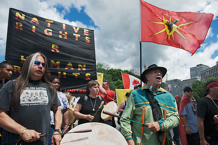 Native rights are human rights - Toronto G20 protest